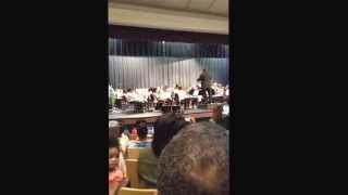 Carver Magnet Elementary Band Concert Temptations on Stage