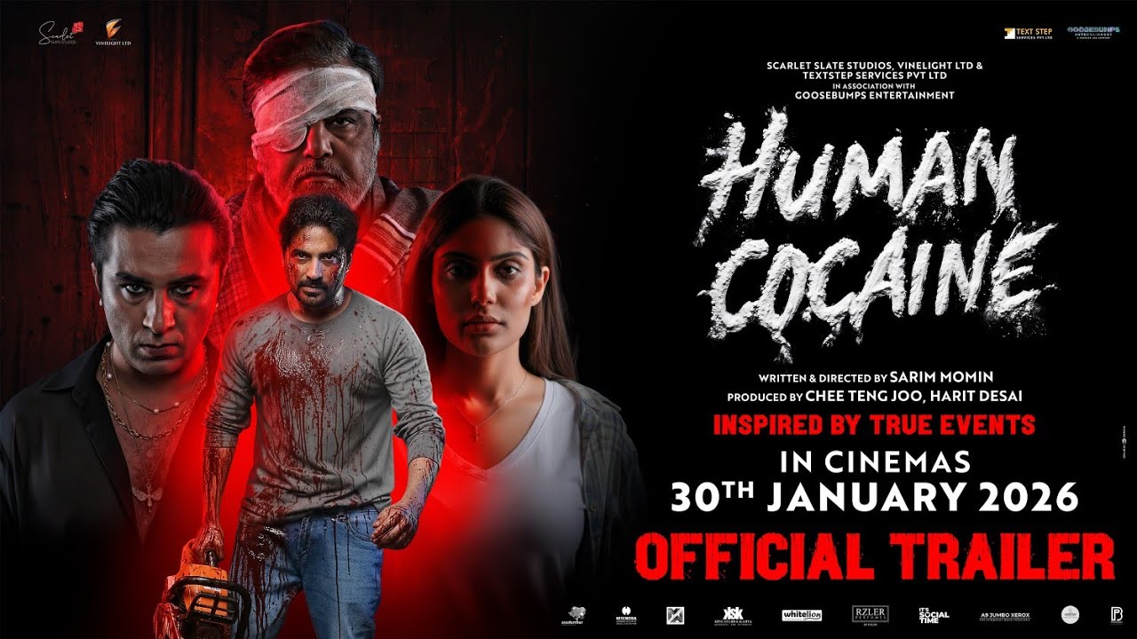 Human Cocaine Trailer | Sarim Momin | Pushkar Jog | Ishita Raj | Siddhanth Kapoor | Zakir Hussain