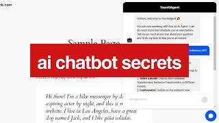 Build a personalized AI CHATBOT for your business (and watch your sales SOAR)
