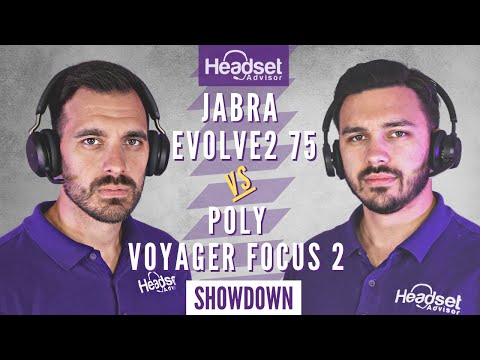 Jabra Evolve2 75 VS. Poly Voyager Focus 2 Wireless Headset SHOWDOWN + Mic Test!