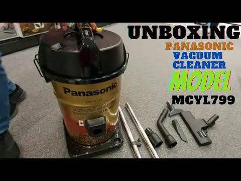 Unboxing Panasonic Vacuum Cleaner 21 l 2400 W MCYL799 Gold/Black