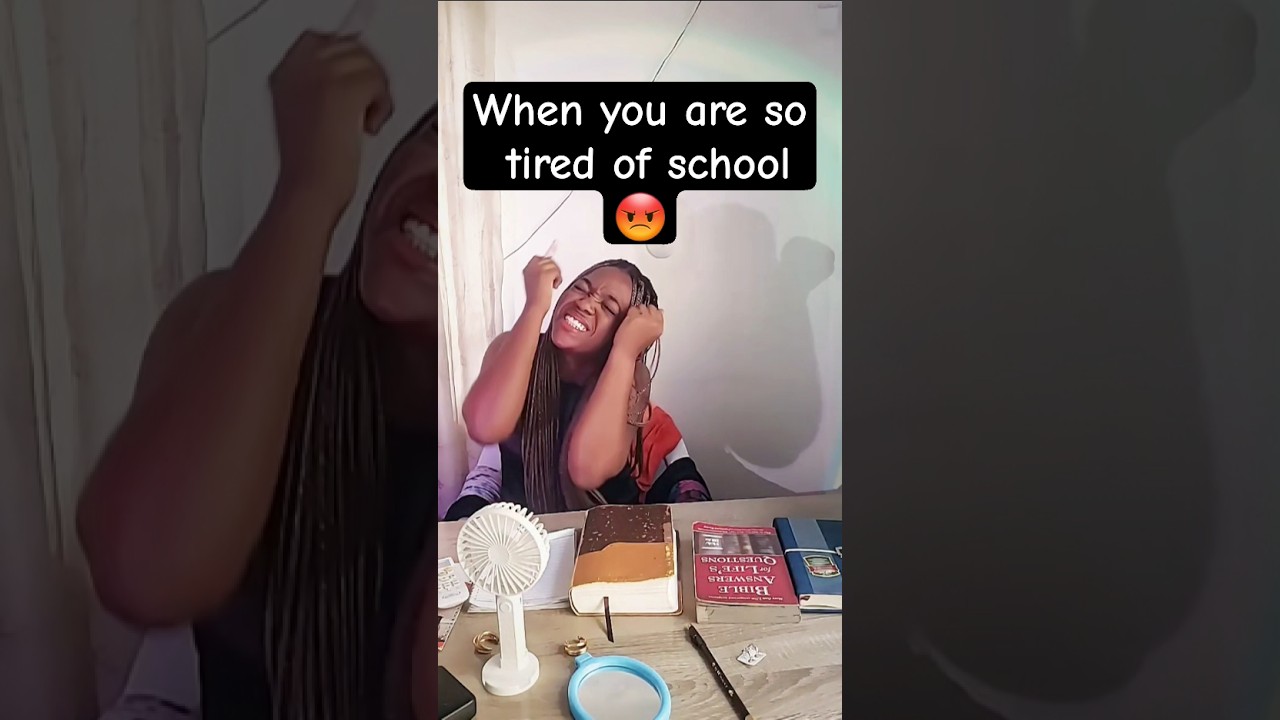 When you are totally done with school! hilarious video 😂😂 #shorts #funny