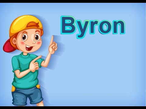 How to Pronounce Byron