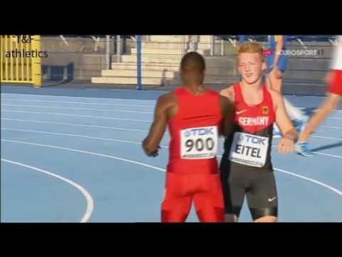 100m Men's Semi-Final 2 - World Junior Championships Bydgoszcz 2016