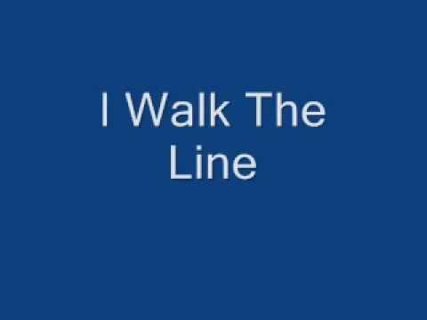 Johnny Cash - I Walk The Line (Lyrics)