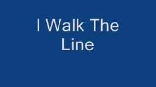 Johnny Cash - I Walk The Line (Lyrics)
