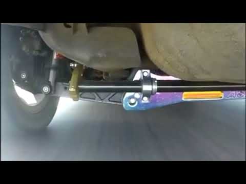 Eg Civic built rear suspension on track