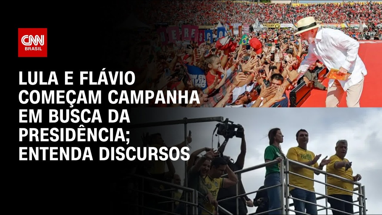 Lula volta ao passado para vender futuro, enquanto Flávio foca em falas anticorrupção; veja análise