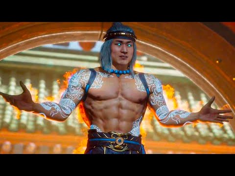 Fire God Liu Kang's Epic Transformation Scene Mortal Kombat Cinematic 4K ULTRA HD