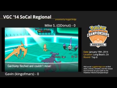 VGC '14 SoCal Regional: Top 8 - Gavin M (kingofmars) vs Mike S (OmegaDonut) [Game 1]