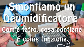 Funzionamento di un deumidificatore a cella di Peltier: Smontiamolo e analizziamolo.