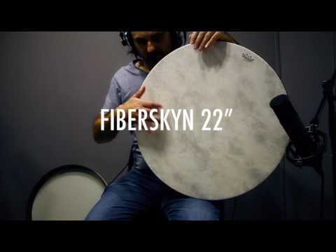 REMO Renaissance 22" vs Fiberskyn 22" Comparative Frame Drum