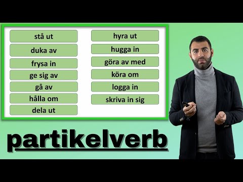 LÄR DIG 13 VANLIGA partikelverb!