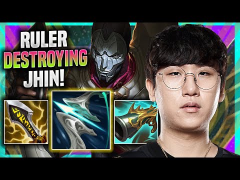 RULER DESTROYING WITH JHIN IN EUW SOLOQ! - GEN Ruler Plays Jhin ADC vs Xayah!