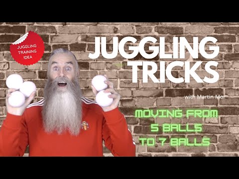 A training idea to help you move on from 5 ball juggling to 7 ball juggling.