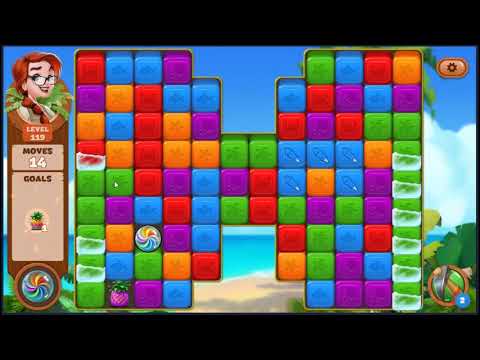 Lost Island Blast Adventure Level 119 - NO BOOSTERS 🏝️ | SKILLGAMING ✔️