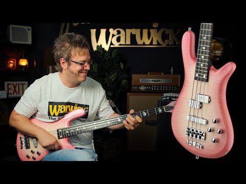 LISTEN TO THIS! AMAZING Lotus themed CUSTOM Bass! | Warwick Streamer LX