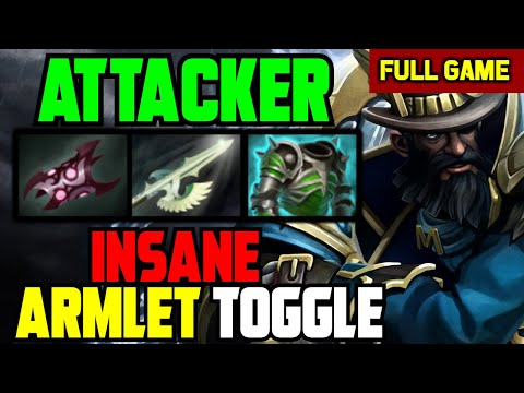 !Attacker MID Kunkka INSANE Armlet toggles vs Huskar Burning spear