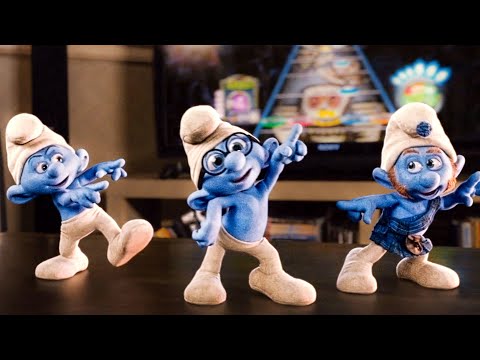 Neil Patrick Harris Rock Out on Guitar Hero with the Smurfs | The Smurfs