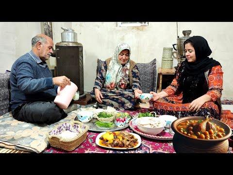 Village Life in Azerbaijan Iran | Duck broth & Beautiful Village Routines