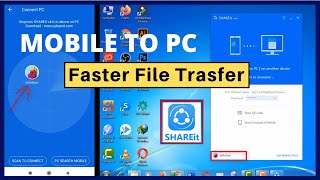 How to Use Shareit on Laptop - Shareit Mobile to PC Connect to Transfer Files Easily!