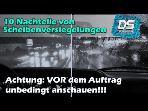 10 Nachteile von Scheibenversiegelungen - das musst du vor dem Kauf wissen!