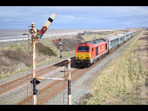 #949: [Loco Hauled] DB Cargo Class 67015 & Arriva DVT 82308 pass Abergele & Pensarn (23/03/18)