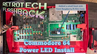 Commodore 64 Power LED Installation #commodore64  #installation  #retro 