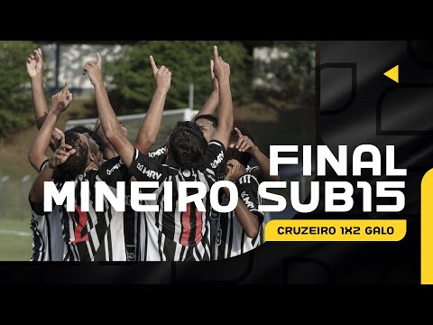 🐔⚽ GALINHO SUB15 VENCE CRUZEIRO POR 2X1 NO PRIMEIRO JOGO DA FINAL DO MINEIRO