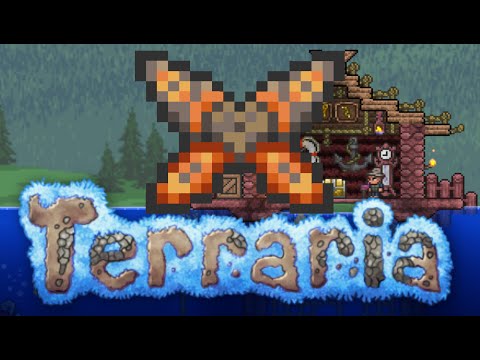 MOTHRON WINGS! Terraria 1.3 Ep.21 (Fishermen Class)