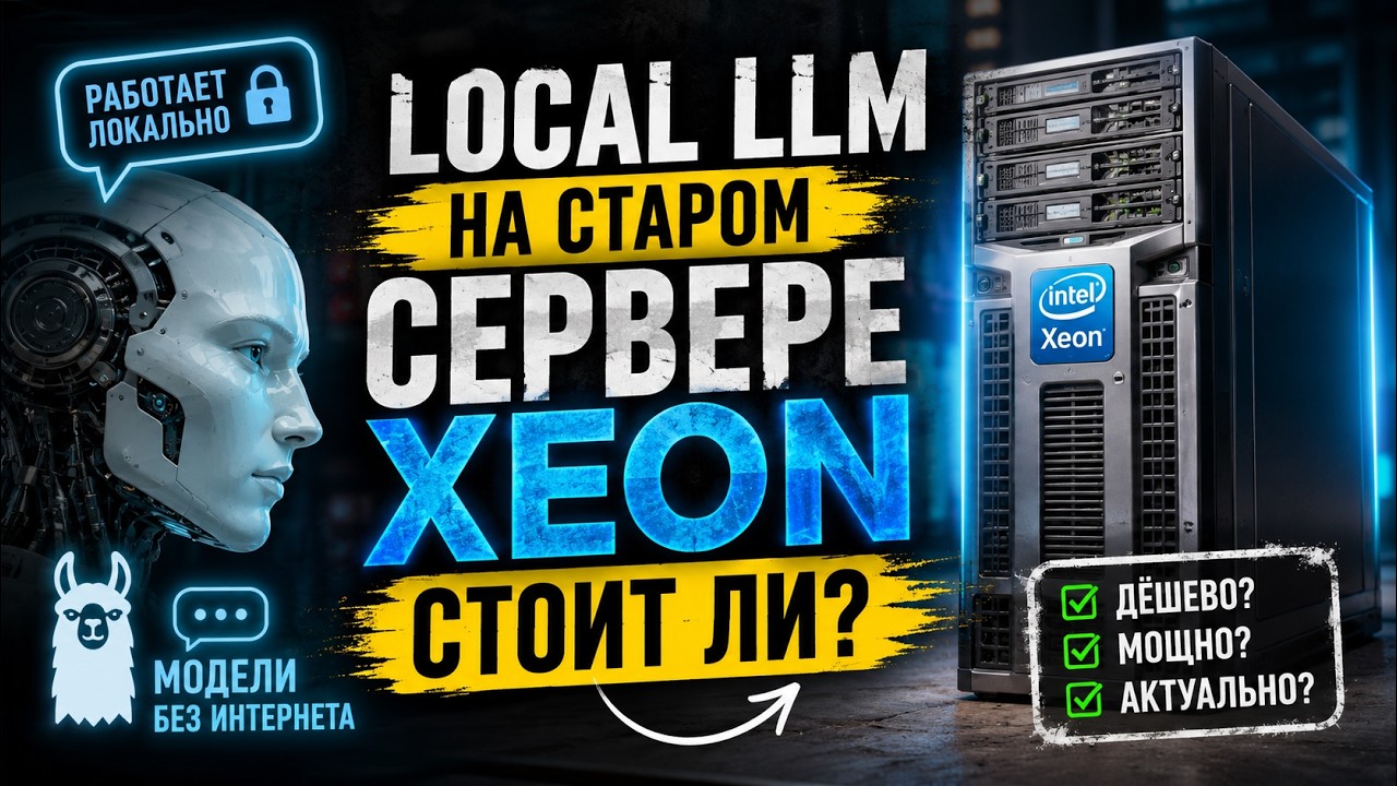 Local LLM на старом сервере Xeon — стоит ли?