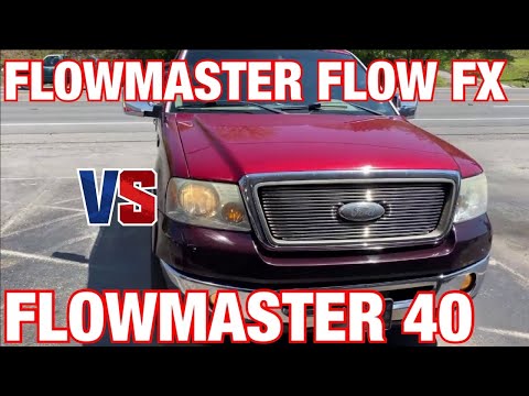 Ford F 150 5.4L: FLOWMASTER FLOW FX Vs FLOWMASTER 40 SERIES!!