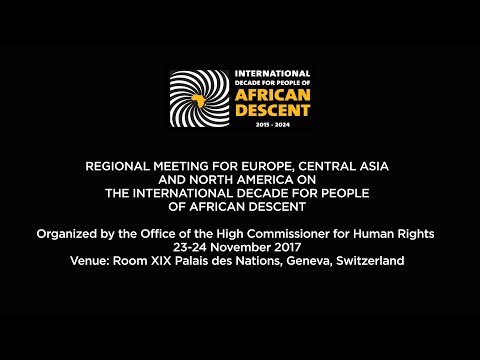 Regional meeting for Europe, Central Asia and North America (OPENING)