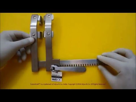 FusionKraft™ Morse Sternal Retractor (Spreader)