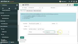 How to Create a Notification and Trigger Email in ServiceNow