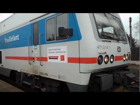 Odjezd vlaku Os 6915 (ČD 471.014) - Lovosice město, 28. 3. 2013