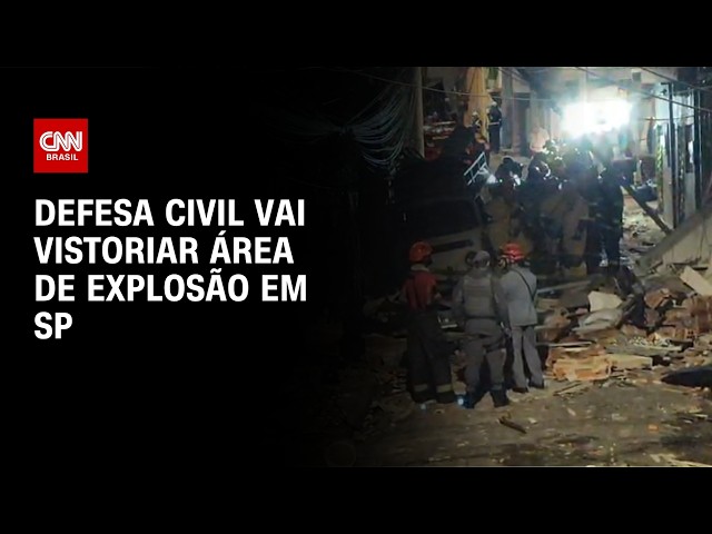 Defesa Civil vai vistoriar área de explosão em São Paulo | CNN NOVO DIA