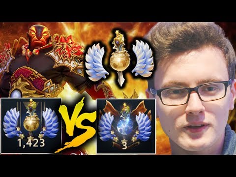Miracle- TA VS Ember Spirit 1423 Divine Rank 5 Stars Dota 2