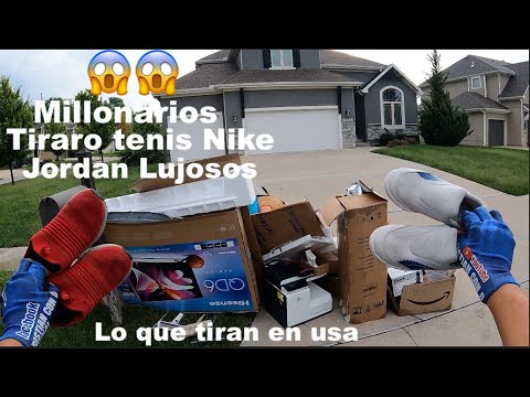 Botaron UNOS de los Tenis Mas caros  del Mundo😱/ LO QUE TIRAN EN USA LOS MILLONARIOS /Cristian Con D