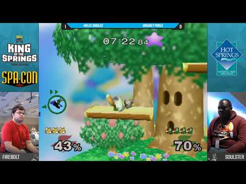 KotS 3 SSBM - Firebolt (Falco) Vs. Soulster (Fox) - Pools