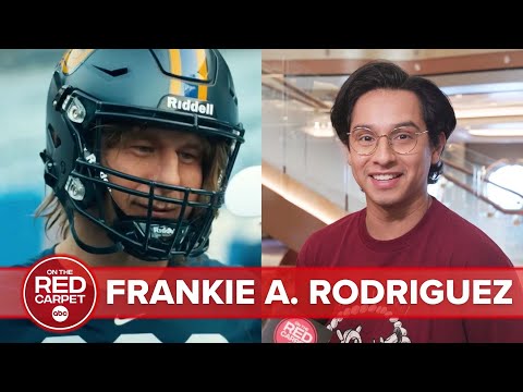 "Chad Powers" star Frankie A. Rodriguez shares his "anxious" thoughts for season two of the show!