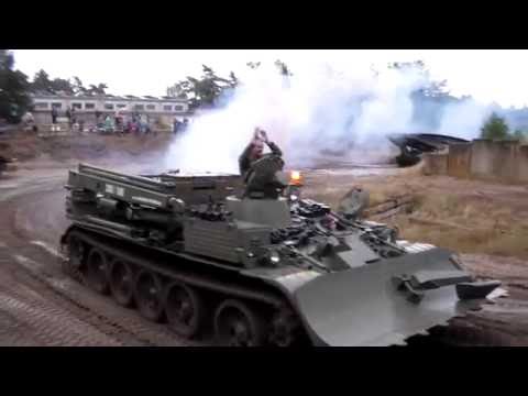 Kranpanzer und Brückenleger im Nebel ;-) Mahlwinkel 2016