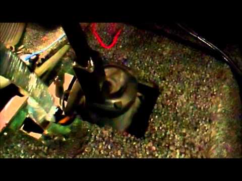 66-77 Ford Bronco NV3550 Install Part 7 - NV3550 filled with oil and shifter handle installed