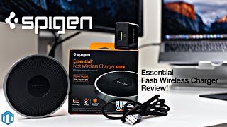 Spigen Essential F305W Universele Wireless Fast Charger (9W) Wit Opladers