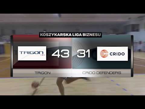 Trigon vs Crido - IX kolejka - I Liga Warszawa - Koszykarska Liga Biznesu