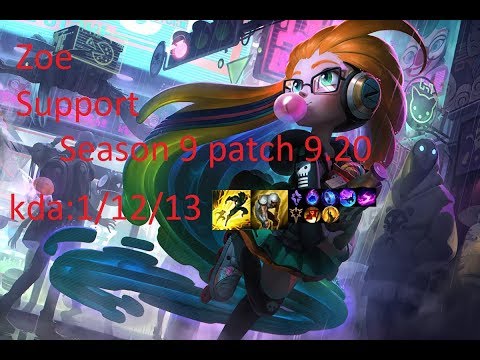 Zoe Support Patch 9 20