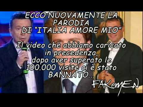 Pupo, Emanuele Filiberto, Luca Canonici - "Italia Amore Mio" (Sanremo2010) PARODIA Ciao Belli