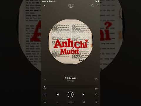 ANH CHỈ MUỐN - Ronboogz Lyrics Video