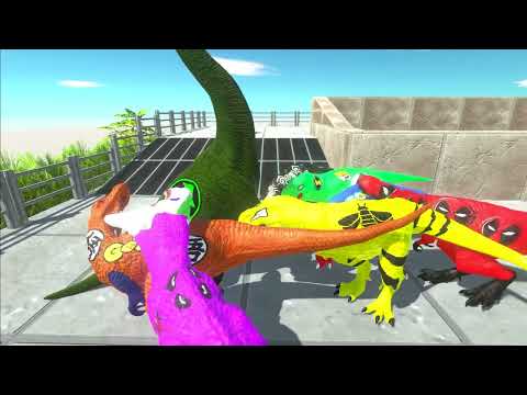 Marvel T-rex Hero Speed Race Jurassic World Ev Dinosaur Hunting - Animal Revolt Battle Simulator