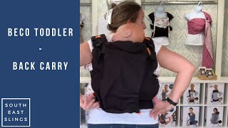 Beco Toddler Carrier - back carry - toddler carrying
